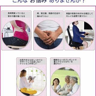【新品未使用品】車椅子 介護クッション 洗えるカバー (黒) の画像