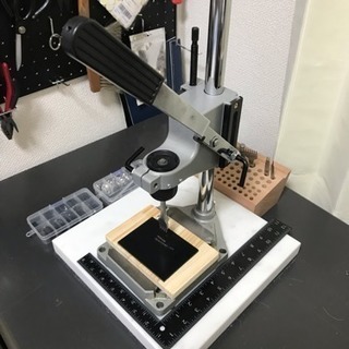 お値下げ❗️ハンドプレス機 レザークラフト用【静音菱目打ち・多目的】