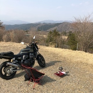ソロキャンプ合流
