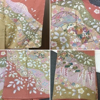 【訪問着 】丹後ちりめん 正絹 未使用品 C-95の画像