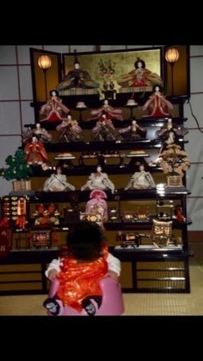 値下げ！引取歓迎！雛人形 7段飾 平成5年購入 徳峰 中古