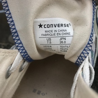コンバース 26センチ 中古の画像