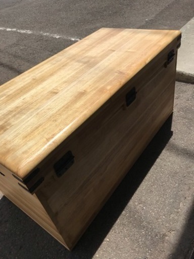 【札幌引取り限定】木製収納ボックス