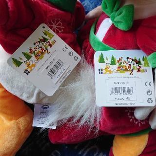 ドナルドとデイジーのクリスマスぬいぐるみの画像