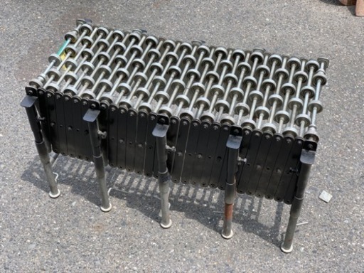 伸縮ローラーコンベア 最長4m 収納便利 中古