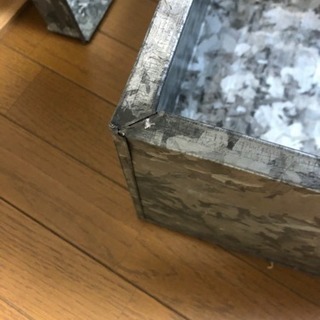 アンティーク ブリキケースの画像