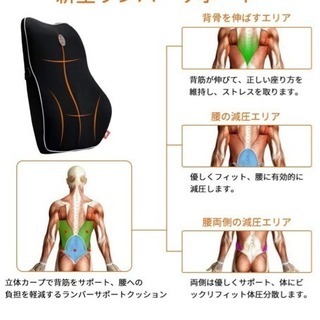 腰クッション低反発 の画像