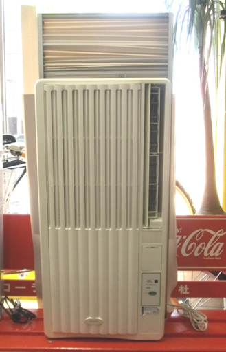 札幌 4.5～7畳 2013年製 コイズミ 窓用エアコン ルームエアコン KAW-1837 ウインドエアコン リモコン付き ノンドレン