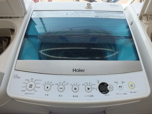 ハイアール 5.5Kg 2018年製洗濯機JW-C55A  ￥19,800-