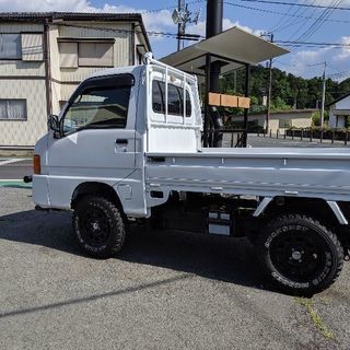 価格交渉ＯＫ　早い者勝ち！国内発？サンバー４WD4インチリフトアップの画像
