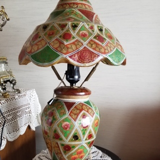 珍品★ラクダの腸で作られた照明★MADE　INパキスタン製★美品