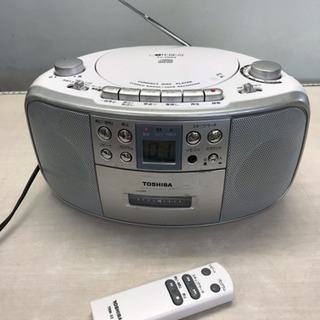 CDラジカセ ★78741 東芝 リモコン付