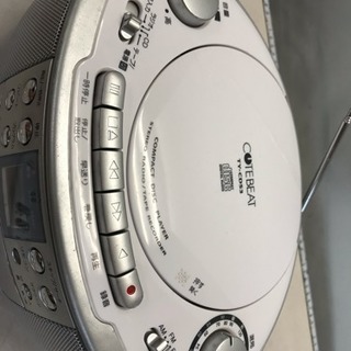 CDラジカセ ★78741 東芝 リモコン付の画像