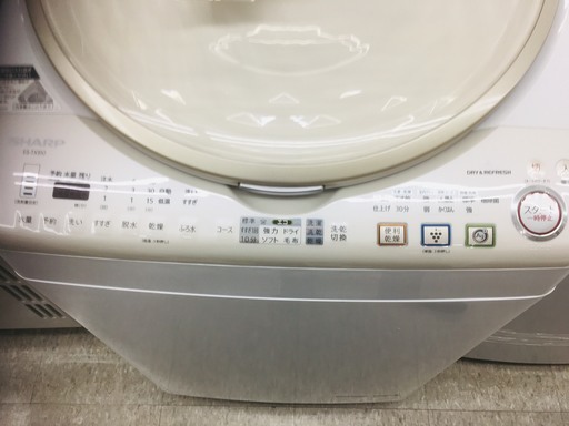 SHARP 　縦型洗濯乾燥機　ES-TX910