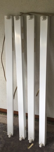 1 National 蛍光灯照明器具 天井照明 4個セット