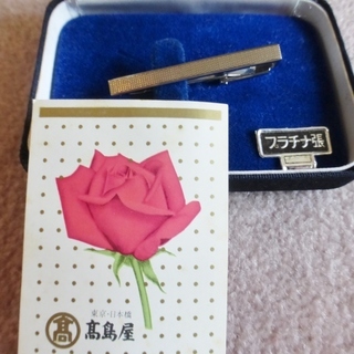 プラチナのネクタイピン