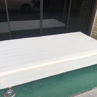 脚付きマットレスベッド シングル 幅W98㎝×D196㎝H38㎝...