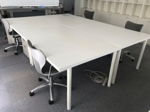 デスク キャビネット チェアー セット 汚れあり 残り4セット