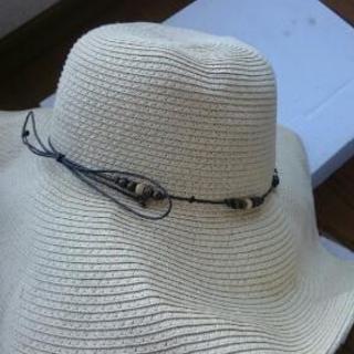 婦人ハット 麦わら帽子の画像