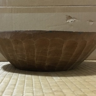 【廃棄処分済み】木製　コネ鉢 【状態は最悪です】の画像