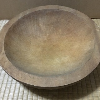 【廃棄処分済み】木製　コネ鉢 【状態は最悪です】