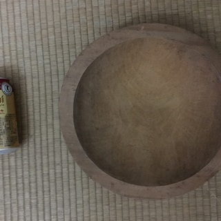 【廃棄処分済み】木製　コネ鉢 【状態は最悪です】の画像