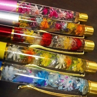 ハーバリウムボールペンのワークショップの画像