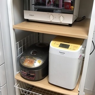 炊飯器やレンジ置きの棚 お譲りします。