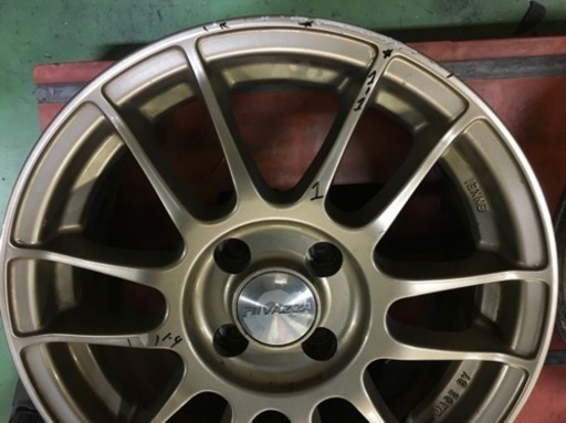 ENKEI アルミ ホイール　RIVAZZA 15インチ 6.5J ＋40 4H 100　4本