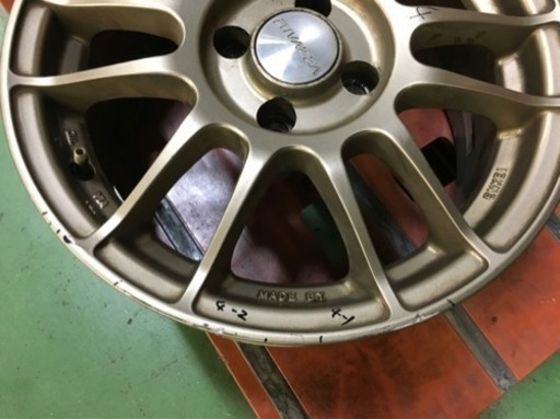 ENKEI アルミ ホイール　RIVAZZA 15インチ 6.5J ＋40 4H 100　4本