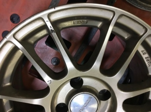 ENKEI アルミ ホイール　RIVAZZA 15インチ 6.5J ＋40 4H 100　4本