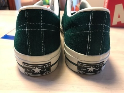 CONVERSE TimeLine ONE STAR J VTG タイムライン ワンスター MADE IN JAPAN スエード VINTAGE 復刻 GREEN 緑 新品 27.0cm