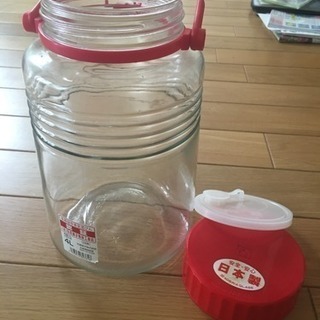 アデリア 保存びん 梅酒・果実酒びん 【中栓付き】 4Lの画像