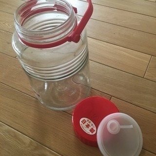 アデリア 保存びん 梅酒・果実酒びん 【中栓付き】 4Lの画像