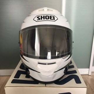 SHOEI フルフェイスヘルメット ホワイト　QWEST Mサイズ　美品 QWESTの中古が安い！激安で譲ります・無料であげます｜ジモティー