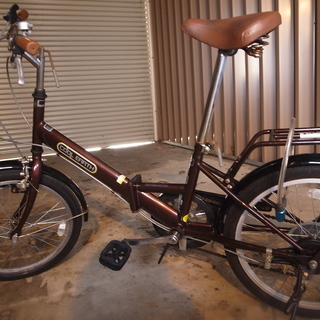 折りたたみ自転車 20インチ ブラウン EARTH COOL（引...