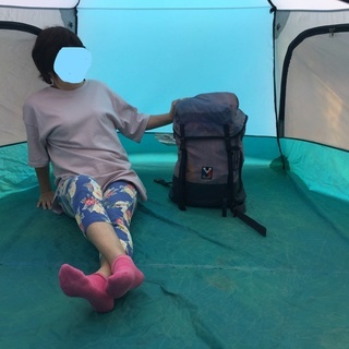 【値下げ】本格派Eurekaのテント+アンチークMILLETザック(おまけ)を3000円で。の画像