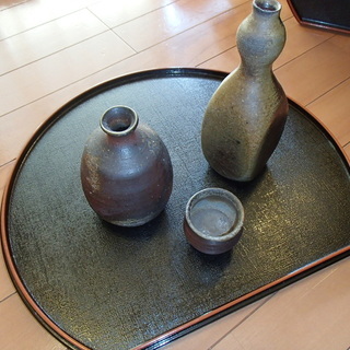 最終価格‼　備前焼　作家物　酒器　ぐい飲み　徳利　骨董　骨董品