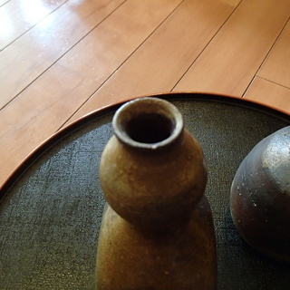 最終価格‼　備前焼　作家物　酒器　ぐい飲み　徳利　骨董　骨董品の画像