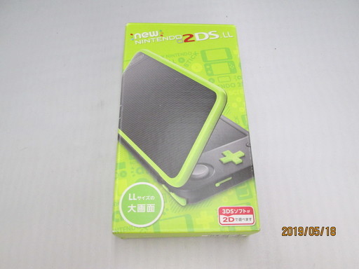 任天堂　2DSLL　ブラック×ライム　未使用品