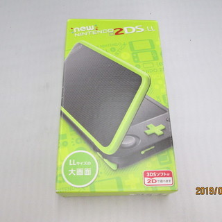 任天堂　2DSLL　ブラック×ライム　未使用品