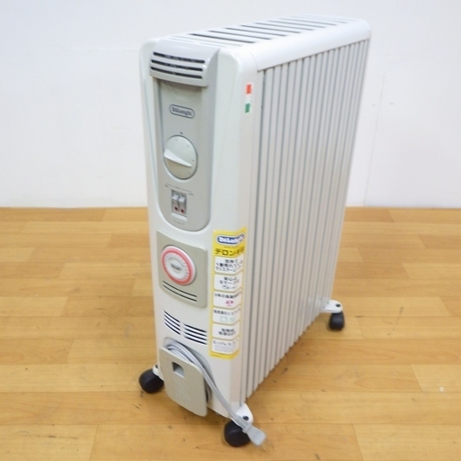 7/20デロンギ/DeLonghi オイルヒーター 091521TEC 高さ64㎝ 幅45㎝ 奥行22㎝　/SL1