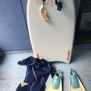 ボディボード？サーフボード？セット ジュニア 中古ジャンクの画像