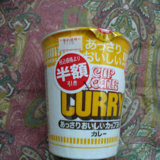 【半額】日清あっさりおいしいカップヌードル　カレー　カップメン