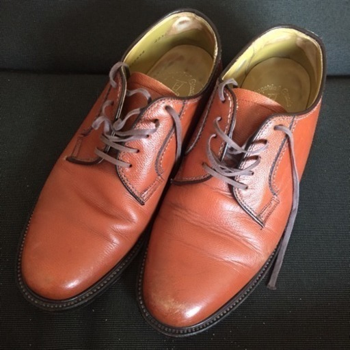 茶 ビジネス 革靴