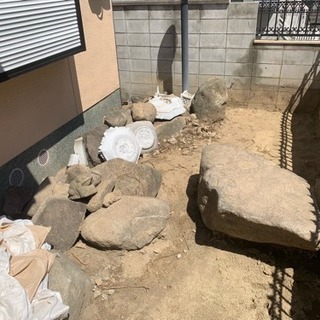 庭石あげます 生駒石