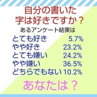 あなたは「自分の書いた字」は好きですか？