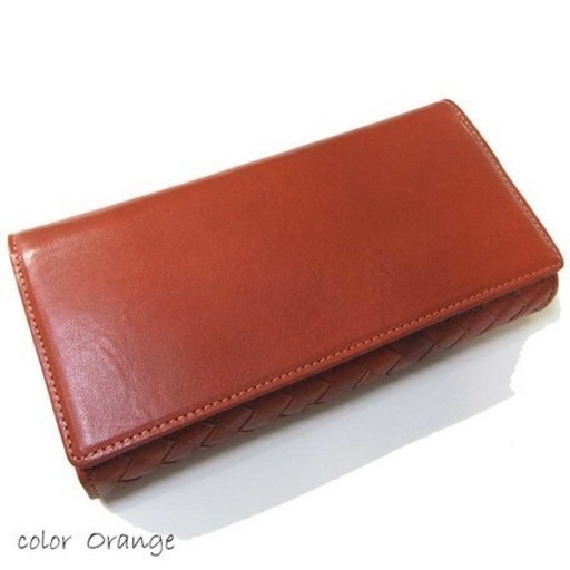 トスカーナ州 イタリーレザー　フラップロングウォレット！