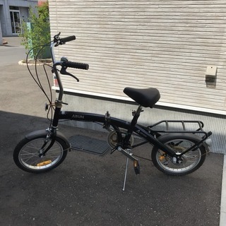 値下げ‼️【3段折りたたみ自転車】ARUN 16インチ ブラック