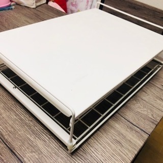 美品☆レンジ上ラックの画像